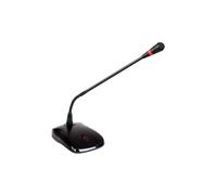 Micro Pupitre Professionel Glemm DMC972, col de cygne : 42 cm, pour conférence - Adaptateur XLR F - jack 6,3 mm inclus