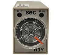Micro relais temporisé H3Y-2-C DC24V AC220V 1S 5S 10S 30S 60S 3M 24VDC 220VAC