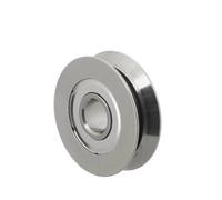 Micro roulements en acier inoxydable 440, 5 pièces, avec poulie à rainure, type VU type H SZV2-10 SZU3-12 4-12 3-4-14 6-16 SZH3-11, Machine à enrouler(SZU4-12 4X12X4)