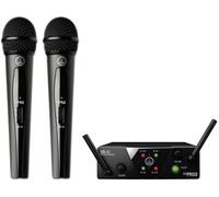 Micro sans fil AKG WMS40MiniDual Type de transmission (détails):radio interrupteur, boîtier métallique, avec bonnette anti-vent
