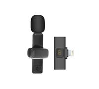 Micro Sans Fil iPhone Lightning Omnidirectionnel Reduction de Bruit Puluz Noir G