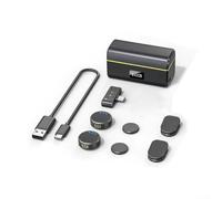 Micro sans fil pour appareil photo, ForInsta360 X5 ForInsta360 Go Ultra Compact Dual Mic Set avec récepteur de chargement pour Vlogging