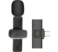 Micro Sans Fil Smartphone USB-C Omnidirectionnel Reduction de Bruit Puluz Noir