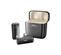 Micro Sans Fil USB-C avec Réduction Bruit Portée 20 m et Boîtier de Recharge Remax Noir