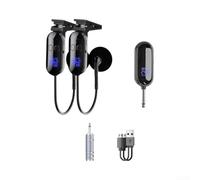 Micro saxophone hypercardioïde sans fil 48,8 m (2 canaux) | 2,4 GHz pour la fréquence, transmission sans décalage, liberté sans fil, mouvement de scène, audio sans faille