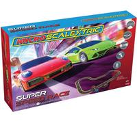MICRO SCALEXTRIC G1178M - Super Speed Race Set - Lamborghini vs Porsche (alimenté par batterie) (1:64)