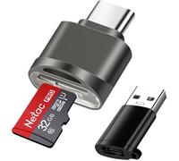 Micro SD Card Reader,USB C Memory Card Reader Adapter with USB C to USB A,USB C to TF,Micro SD SDXC SDHC,Suitable for Galaxy