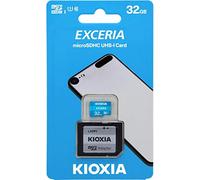 Micro SDHC 32 Go EXCERIA Ultra Haute Vitesse UHS-I CLASS10 KIOXIA Enregistrement vidéo Full HD avec adaptateur SD dédié