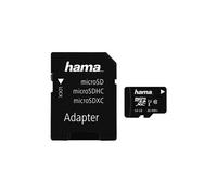 Hama Carte mémoire microSDXC 64 Go – Classe 10 UHS‑I 80 Mo/s – avec adaptateur mobile