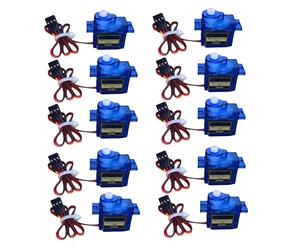 Micro Servo SG90 9G pour RC AiranaPartners, modèle d'avion à ailes, télécommande, jouet, mini servomoteur, hélicoptère 450, 1-10 pièces 180 Degrees 5Pcs