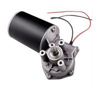 Micro-servomoteur à brosse rotative 24 V for porte de garage, moteur à courant continu à engrenage à vis sans fin vibrant pour bateau, voiture(22V 80W 30rpm)