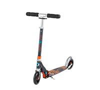 Micro Mobility Trottinette adulte Speed+ pliable légère planche extra large 12+ ans Noir/Orange