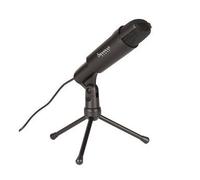 Konix Drakkar Microphone filaire Lur pour streaming et gaming - Câble 1,5 m - Connexion USB - Trépied inclus - Noir
