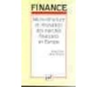 Micro-structure et rénovation des marchés financiers en Europe - Roland Gillet - Puf - broché - Livre