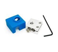 Micro Swiss Bloc chauffant avec chaussette en silicone pour imprimantes CR10/Ender 2/Ender 3/ANET A8 MK7, MK8, MK9 Hotends