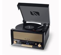 Muse Micro-chaîne CD MT-110B – Platine vinyle, Bluetooth, USB, FM/AUX