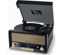 Micro système CD avec platine vinyle Bluetooth Muse Vintage Collection MT-110 B Bois B