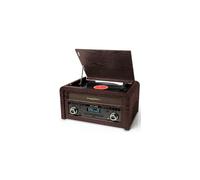 Micro-système CD Muse MT-115 Vintage Collection Bois avec Platine vinyle DAB+