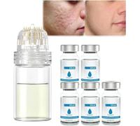 Micro système de perfusion pour les lèvres, micro système pour le visage, système facial avec sérum, rouleau de microfléchettes à l'acide hyaluronique Pockmarksheal, sérum pour peau lisse (5 pièces)