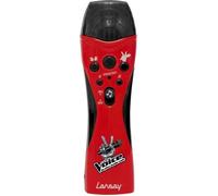 Micro The Voice pour enfant LANSAY - Effets sonores et lecteur MP3 - Rouge et Noir