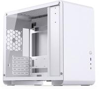 Micro-tour Jonsbo Jonsbo U4 Mini Micro-ATX-Gehäuse, Tempered Glass - weiß Boîtier, Boîtier gaming, Boîtier PC blanc