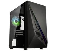 Micro-tour Kolink Kolink Inspire K2 Plus ARGB Micro-ATX-Gehäuse - schwarz Window Boîtier gaming, Boîtier noir