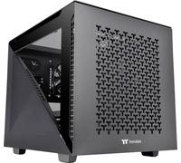 Micro-tour Thermaltake Divider 200 TG Air Black Boîtier PC noir 2 ventilateurs pré-installés, fenêtre latérale, filtre