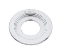 Micro Traders C-M4/3 Adaptateur d'objectif d'appareil photo compatible avec Panasonic M4/3 MFT Argenté