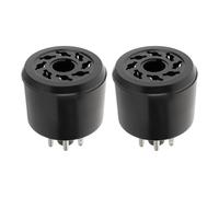 Micro Traders Lot de 2 douilles à 8 broches en bakélite pour KT88 5U4G 274B KT66 EL34 6CA7 GZ34 6V6 6L6 6SN7