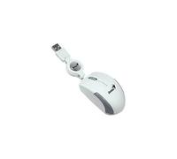 Micro Traveler - Souris - optique - 3 boutons - filaire - USB - blanc