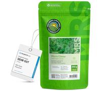 Micro-trèfle - 250 g pour 75 m² - Résistant à la sécheresse - Pelouse extra dense et verte sans mousse - Libération lente d’azote - Faible besoin en entretien