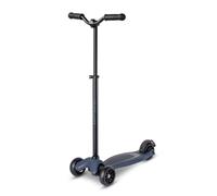 Micro® Trottinette 3 roues Micro Kickboard Reloaded pour adultes et jeunes - Lumière arrière de sécurité alimentée par dynamo sans piles - Guidon ergonomique réglable - Roulements ABEC9 (Plum)