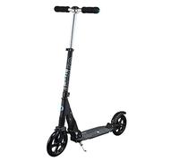 Micro | Trottinette avec Suspension | Trottinette Adulte | Suspension Avant et Arrière | Grandes Roues | Pliable | 14+ Ans | Noir