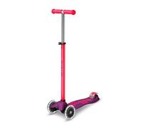 Micro Trottinette Enfant Maxi Deluxe Néon Rose LED