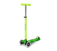 Micro Trottinette Enfant Maxi Deluxe Néon Vert LED