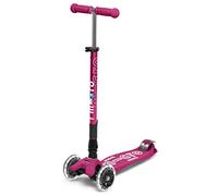 Trottinette enfant Micro Trottinette Maxi Deluxe Pliable LED - Baie Rouge