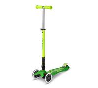 Micro Mobility Trottinette enfant Maxi Deluxe Pliable roues LED Hauteur réglable Vert Parrot