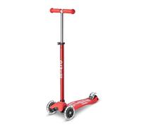 Trottinette maxi micro deluxe rouge led