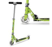 Micro Trottinette Enfant Sprite LED avec Roues LED, Pliable et réglable en Hauteur, à partir de 5 Ans, Couleur Chartreuse