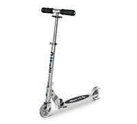 Micro | Trottinette Enfant Sprite | Trottinette compacte et Pliable | Apprentissage de l'équilibre | 2 Roues | 5+ Ans | Argent