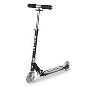 Micro | Trottinette Enfant Sprite | Trottinette compacte et Pliable | Apprentissage de l'équilibre | 2 Roues | 5+ Ans | Noir