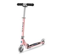 Micro Trottinette Micro Sprite LED avec 2 Roues pour Enfants - Trottinette et poignées Pliables - Roues avec éclairage LED - Légère et réglable en Hauteur - 5 Ans et Plus