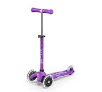 Micro | Trottinette Mini Deluxe LED | Trottinette 3 Roues | Roues Lumineuses | L'équilibre et Motricité | 2-5 Ans | Violet