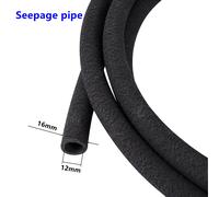 Micro tube d'irrigation goutte à goutte,fuite,anti-âge,tuyau perméable,tuyau de trempage poreux,tuyau d'arrosage,4mm,9mm,12mm,16mm,1m -12x16mm-1m