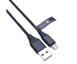 Micro USB Câble de charge tressée à charge rapide compatible avec le pad Asus MeMo: 7, HD 7, 8, 10, ZenPad: 7, 8, S 8.0 Z580C, Z380C, 10 Z300M, Z300C, Z300CA, Z300CG, C 7.0 Z170C, Z170CG / USB B (1m)