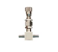 Micro-vanne de réglage de type pagode, vanne à aiguille, vanne de régulation de débit droit/vanne de régulation de débit angulaire(6mm,Vertical)