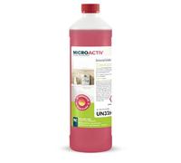 Microactiv® Détartrant Universel 1L avec Indicateur de Couleur - Biodégradable, Inodore - Pour Machines à Café, Lave-vaisselle, Bouilloires, Pommes de Douche