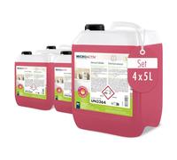 Microactiv Détartrant Universel 4 x 5 L avec Indicateur de Couleur