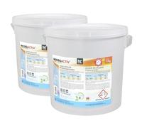 Microactiv Lessive en Poudre 2 x 10 kg - Détergent Linge - Efficace | Détergent Complet pour Blanc et Couleurs - Efficacité 30-95°C - Grande Contenance Économique - Machine et Lavage à la Main