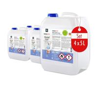 Microactiv® Lot de 4 nettoyeurs à ultrasons de 5 l pour bain à ultrasons